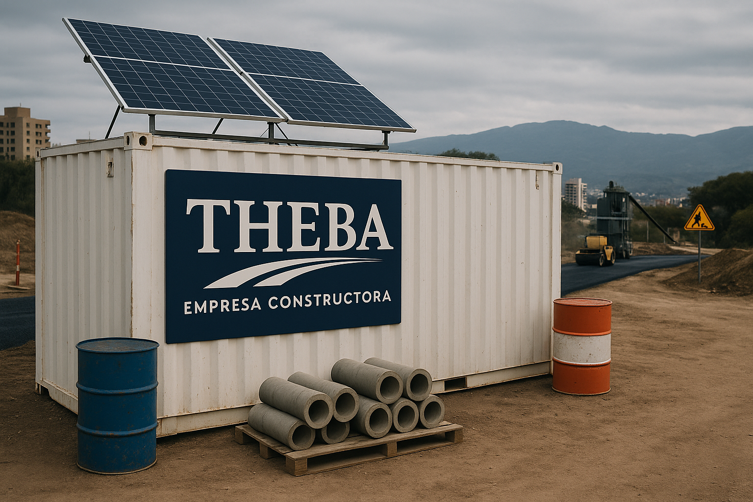 Paneles solares en obradores
